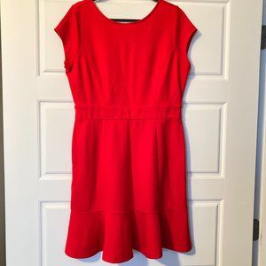 NWT LOFT Red Dress Size 6P